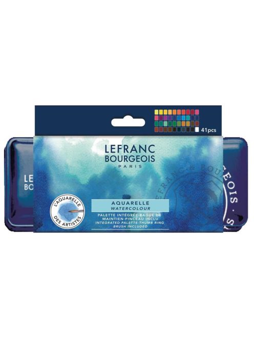 Lefranc akvarellfesték készlet 40 db