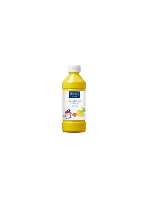 Lefranc Education akrilfesték 500ml – 526 Alapsárga