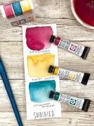 DS akvarell festék készlet 3x5ml – Summer