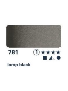 Akvarellfesték Horadam 1/2 – 781 lámpafekete