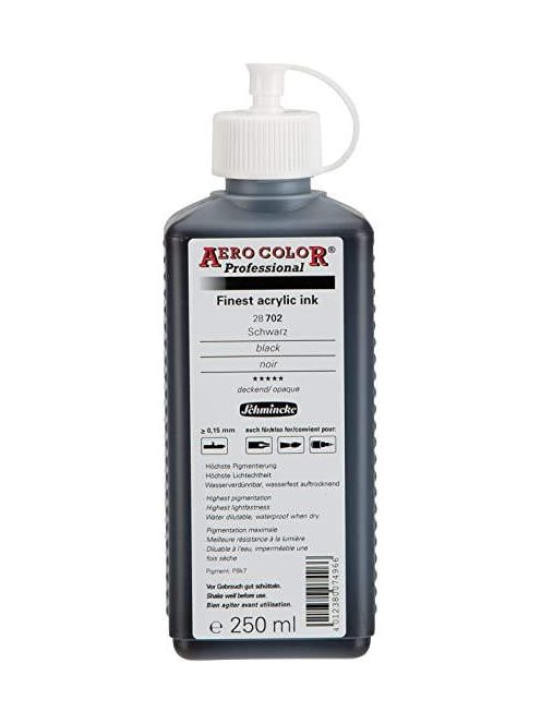 Schmincke Aerocolor 250ml – 702 fekete