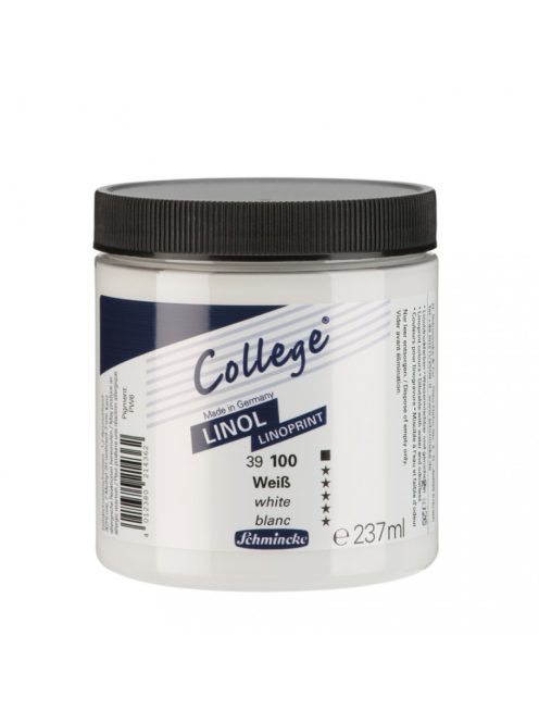 Linóleumvágó festék College 237ml - 100 fehér
