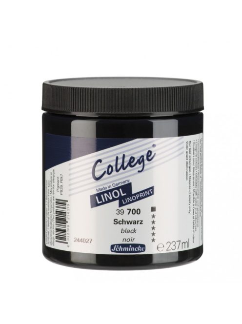 Linóleumvágó festék College 237ml - 700 fekete