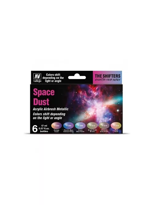 Vallejo Shifters Modellező festék Set 6x17ml – Space Dust
