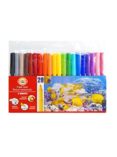 Markers triangular 20 pcs