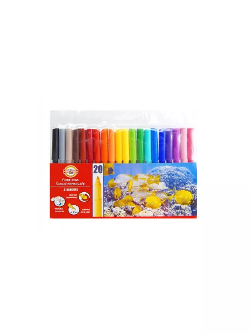 Markers triangular 20 pcs