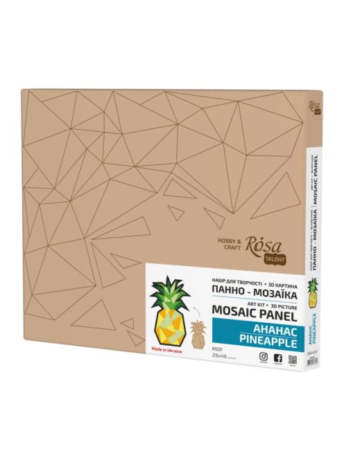 3D fa puzzle Rosa – Fenyőapple