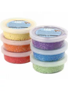   Foam Clay - öntkeményedő golyós anyag, 6 színű készlet