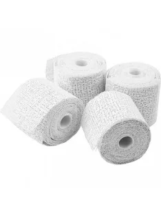 Gipsz szalagok 4 db - szélesség 5 cm