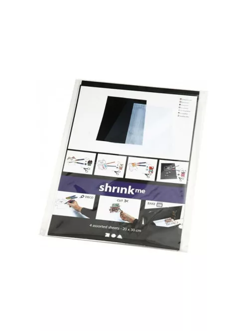Shrink film 20x30cm - 4 colour shades