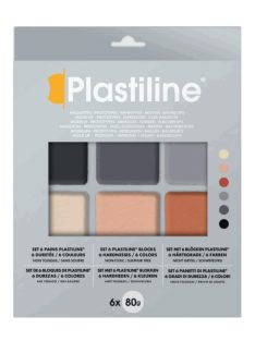 Modellező gyurma alap tesztkészlet 6x80g