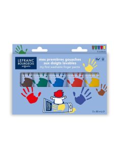 Lefranc ujjfestékek gyerekeknek 5x80ml