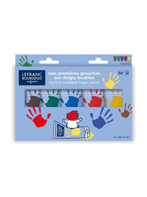 Lefranc ujjfestékek gyerekeknek 5x80ml