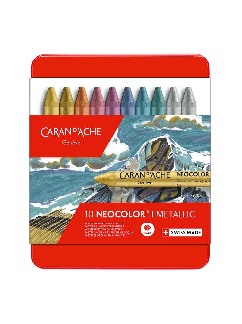 Neocolor I viaszpasztell készlet 10 db metál