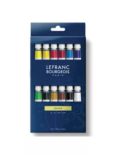Set of oil paints Lefranc 12x10ml