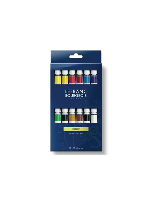 Set of oil paints Lefranc 12x10ml