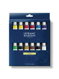 Olajfesték készlet Lefranc Fine oil 12x20ml