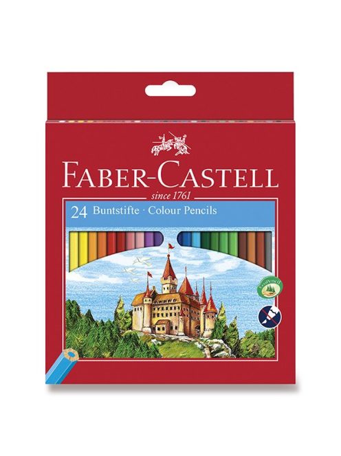Faber-Castell színes ceruzák, 24 színűek