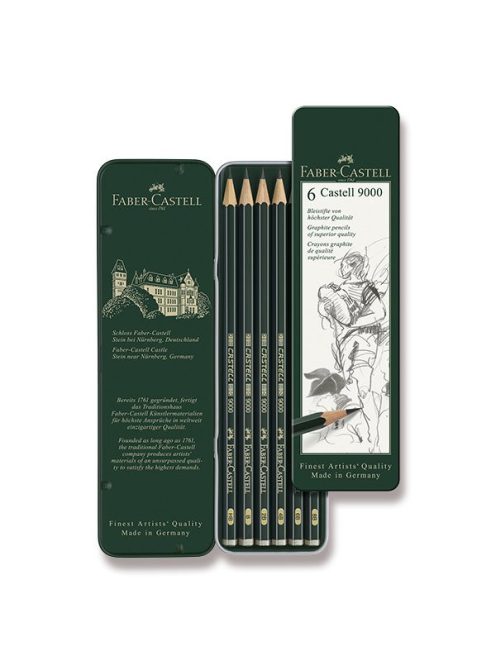 Faber-Castell 6 db-os ceruzakészlet dobozban