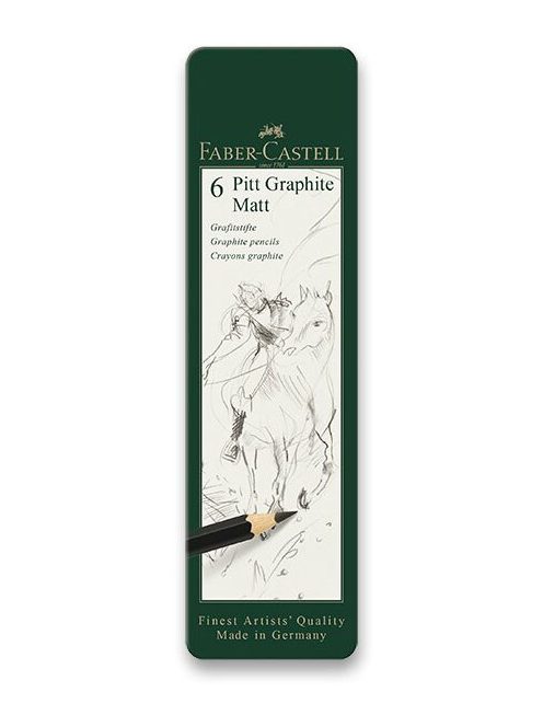 Faber-Castell grafit matt ceruzakészlet - 6 db