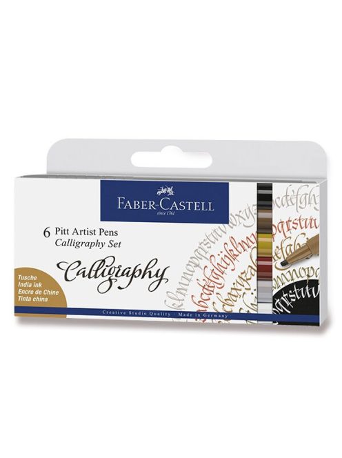 Faber-Castell kalligráfiai markerek 6 db-os készlete