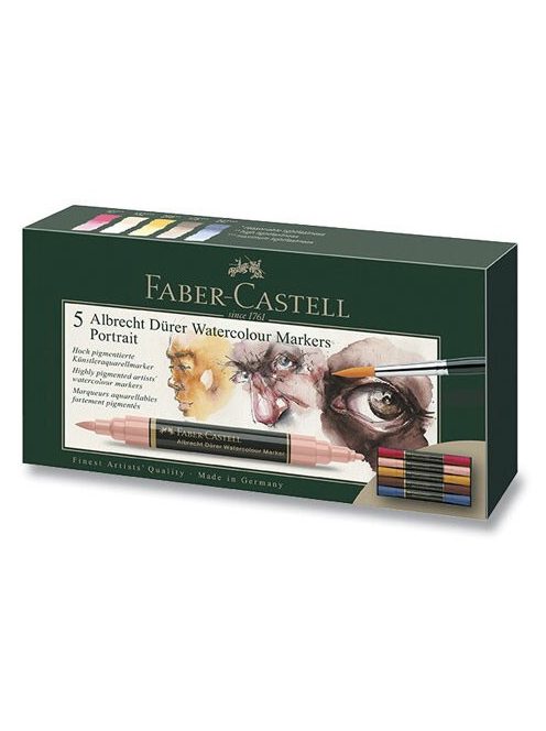Faber-Castell portré akvarell marker készlet 5 db