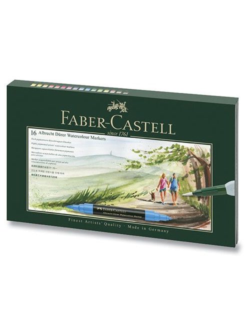 Faber-Castell akvarell markerek ajándékkészlete, 16 db