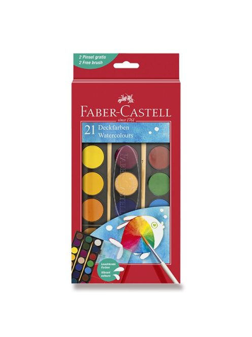 Faber-Castell akvarell festőkészlet, 21 darabos