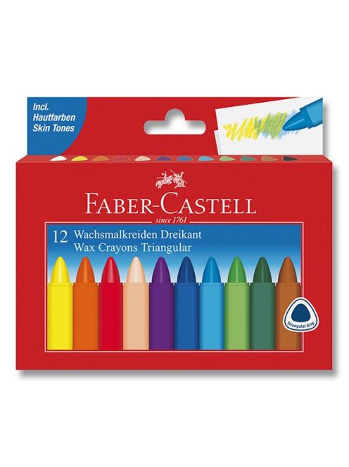 Faber-Castell viaszstift 12 db-os készlet