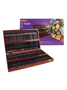   Derwent Studio színes ceruzakészlet 72 darabos, fa dobozban