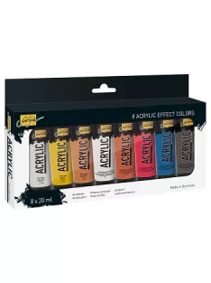Set of acrylic paints Kreul Solo Goya 8x20ml metallic shades