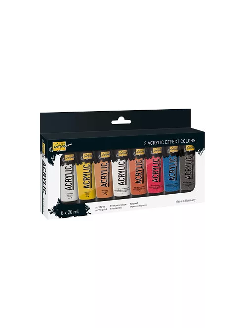Set of acrylic paints Kreul Solo Goya 8x20ml metallic shades