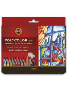   24 darabos Polycolor színes ceruzakészlet papír csomagolásban