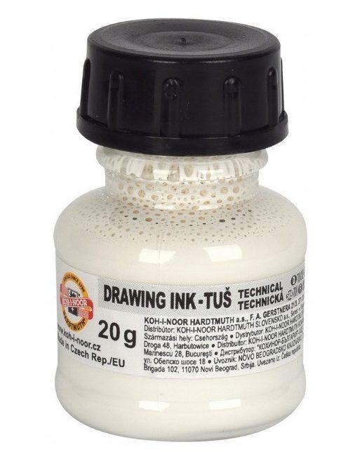 Koh-i-noor színes tinta 20g – fehér