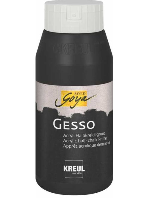 KREUL SOLO GOYA Gesso Primer - Fekete 750 ml