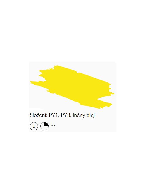 Umton olajfesték 20ml – 0015 Permanens sárga közepes