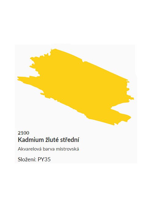 Umton akvarellfesték 2,6 ml – 2100 kadmium sárga közepes