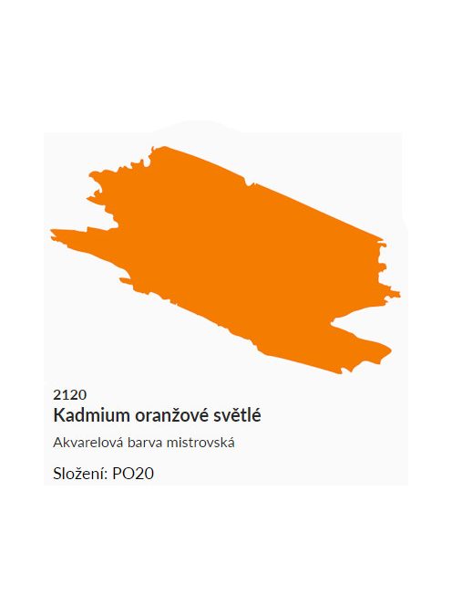 Umton akvarellfesték 2,6 ml – 2120 kadmium világos narancs