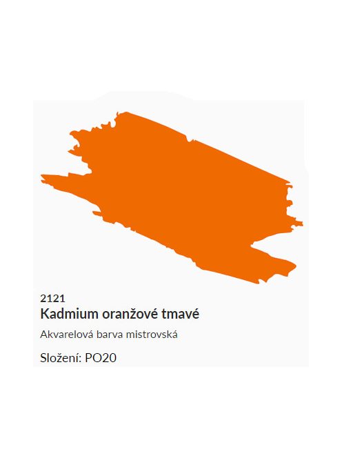 Umton akvarellfesték 2,6 ml – 2121 kadmium narancssárga sötét
