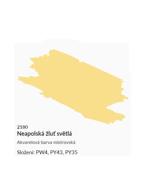 Umton akvarellfesték 2,6 ml – 2180 nápolyi világos sárga