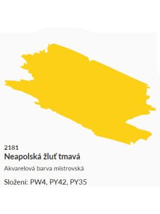   Umton akvarellfesték 2,6 ml – 2181 sötét nápolyi sárga