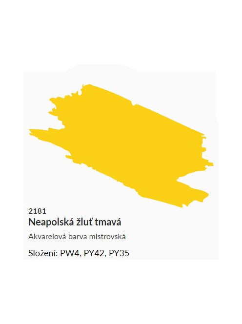 Umton akvarellfesték 2,6 ml – 2181 sötét nápolyi sárga