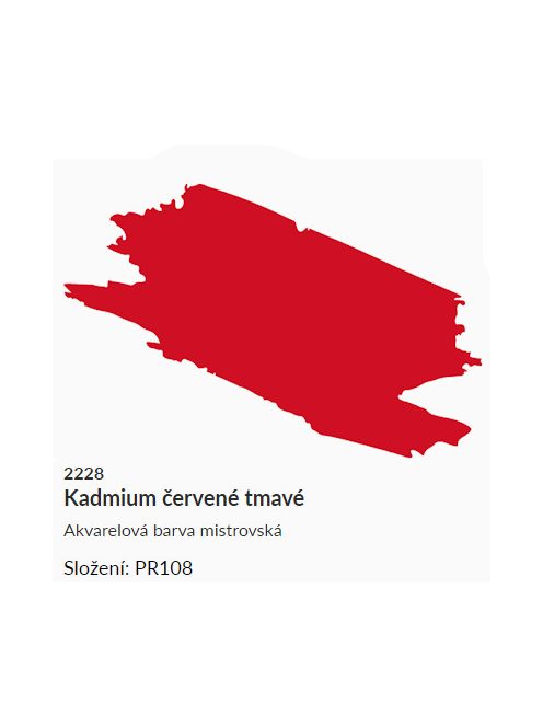 Umton akvarellfesték 2,6 ml – 2228 sötét kadmiumpiros