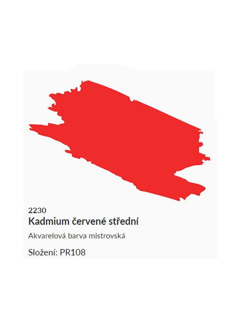 Umton akvarellfesték 2,6 ml – 2230 kadmiumvörös közepes