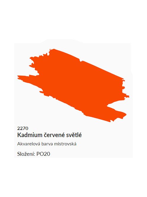 Umton akvarellfesték 2,6 ml – 2270 világos kadmiumpiros