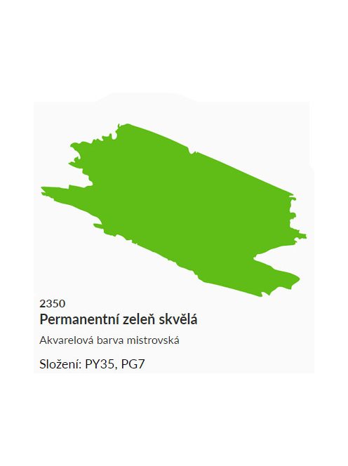 Umton akvarellfesték 2,6 ml – 2350 zöld permanens, nagyszerű