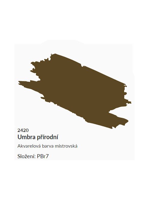 Umton akvarellfesték 2,6 ml – 2420 natúr umbra
