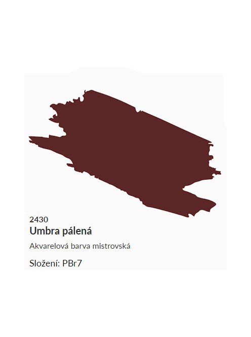 Umton akvarellfesték 2,6 ml – 2430 égetett umbra