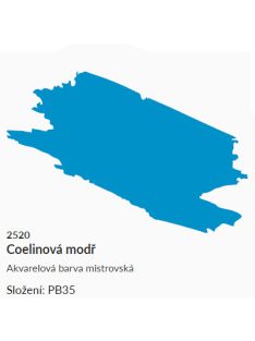 Umton akvarellfesték 2,6 ml – 2520 kék Coelinova