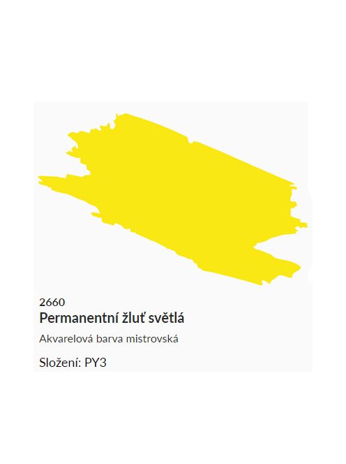 Umton akvarellfesték 2,6 ml – 2660 világos sárga